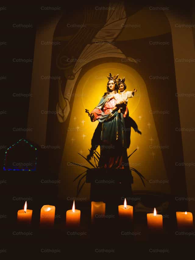 Maria Auxiliadora - Banco de imágenes católicas - Fotografía por Padre Gilson sv