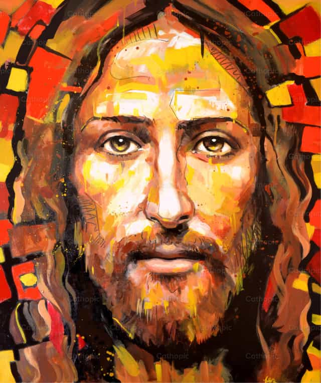 Angesicht Christi - Katholische Stockfotos