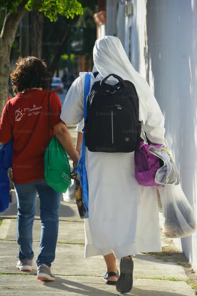Evangelizing together - Catholic stock images