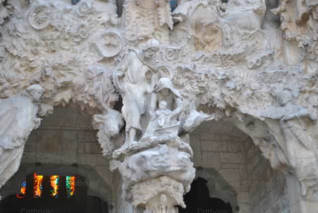Basílica da Sagrada Família - Imagens católicas de stock - Foto de mariavs