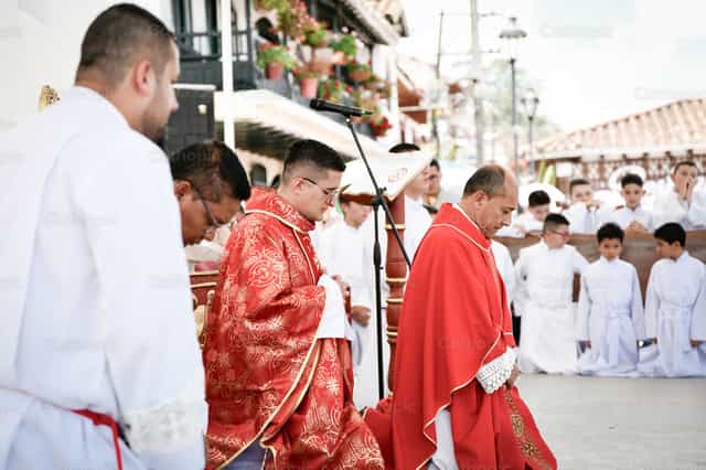Celebración de Domingo de Ramos - Banco de imágenes católicas - Fotografía por Carolina BR