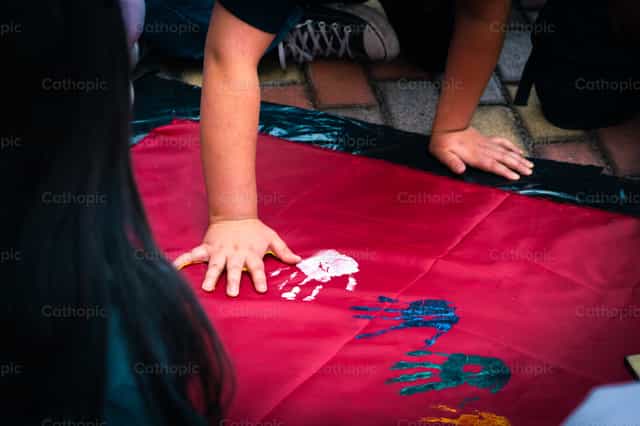 Artesanato infantil - Imagens católicas de stock - Foto de Javier Bastidas