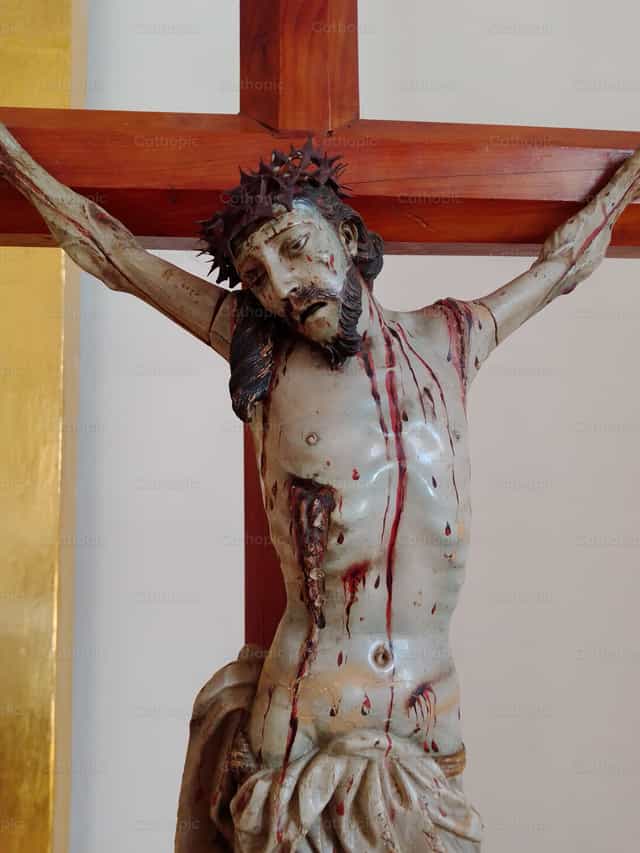 Jesus Crucified - Catholic stock images