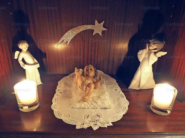 Nacimiento del Mesias - Banco de imágenes católicas - Fotografía por nuea