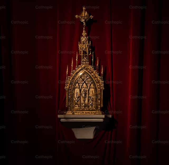 Shrine of San Juan de los Reyes, Toledo, Spain - Catholic stock images