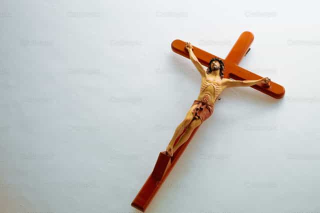 Crocifisso - Immagini stock cattoliche