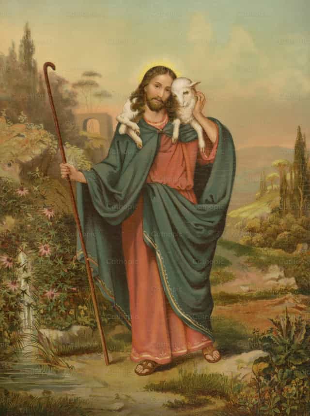 선한 목자 - 가톨릭 스톡 이미지 - 사진 제공 Restored Christian Art