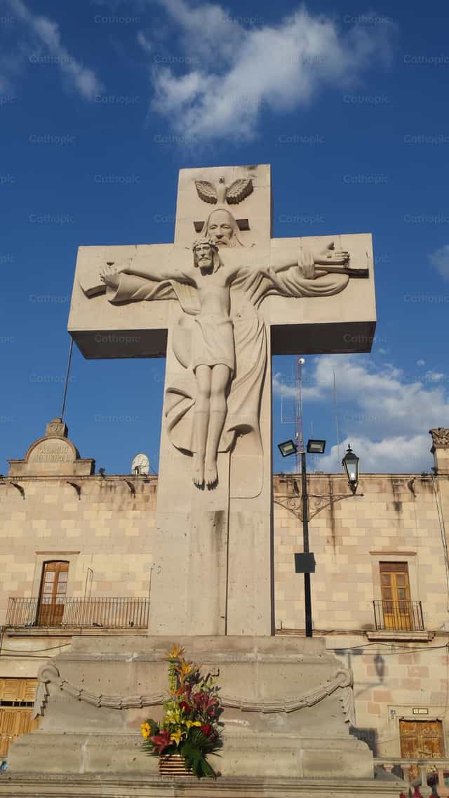 Święta Trójca w San Juan de Los Lagos - Katolickie zdjęcia stockowe