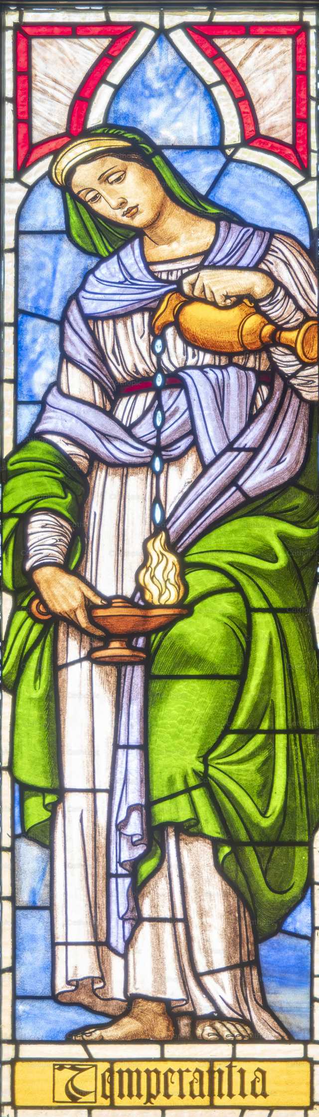 La virtud cardinal de la templanza - Banco de imágenes católicas