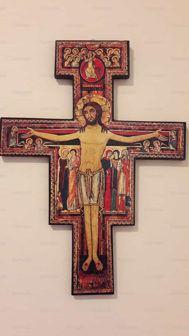 San Damiano Cross - Catholic stock images