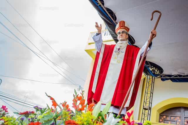 Heiliger Óscar Romero - Katholische Stockfotos