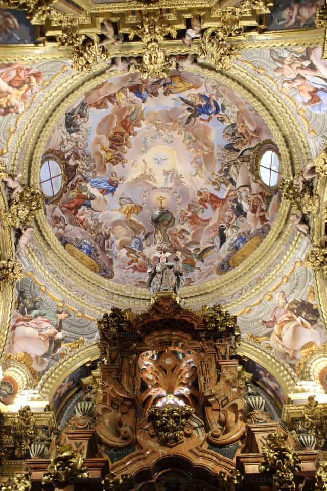 Kaplica tabernakulum w Cartuja de Granada - Katolickie zdjęcia stockowe