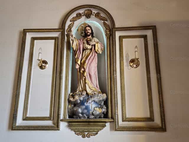 Coração Sagrado na Catedral de Chihuahua - Imagens católicas de stock - Foto de juanplancarte
