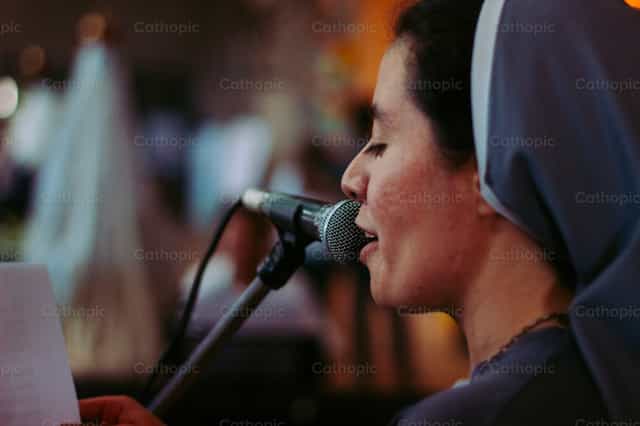 Sing to God - Catholic stock images