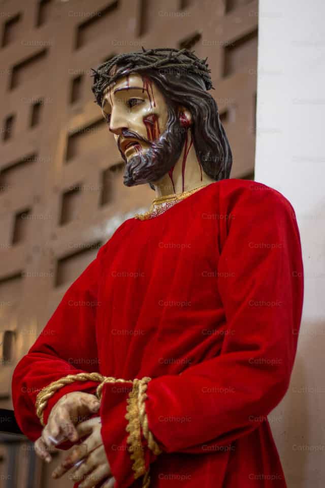 Dor de Cristo - Imagens católicas de stock