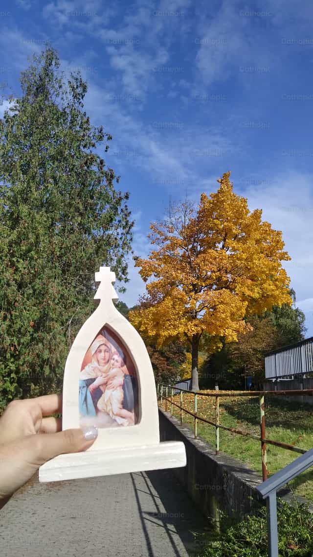 Maagd van Schoenstatt - Katholieke stockfoto's