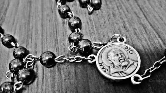Saint Pius of Pietrelcina, pray for us - Catholic stock images