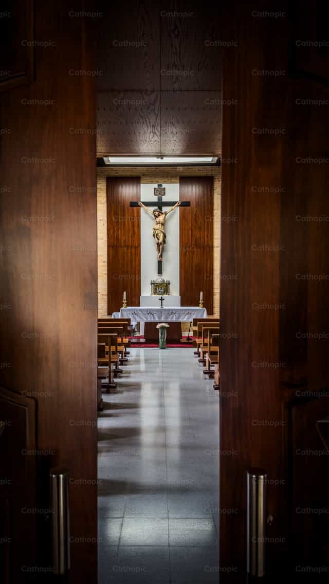 Io sto alla porta e busso - Immagini stock cattoliche