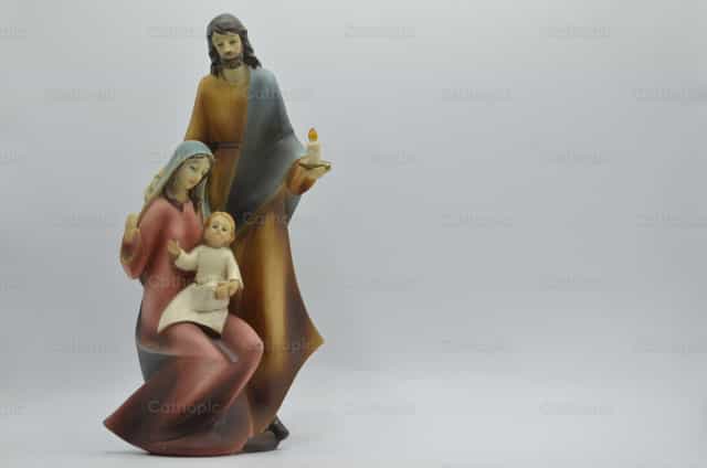 Statue della Sacra Famiglia, 2 - Immagini stock cattoliche - Foto di Nicolás Torres