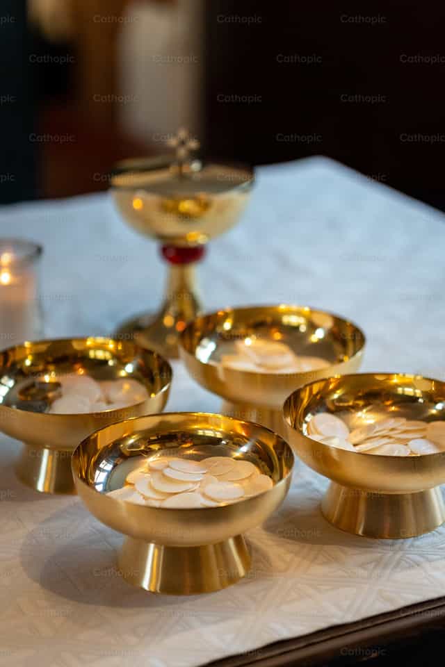 Holy Eucharist - Catholic stock images