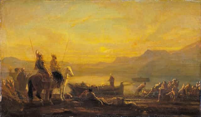 La pesca miracolosa - Immagini stock cattoliche