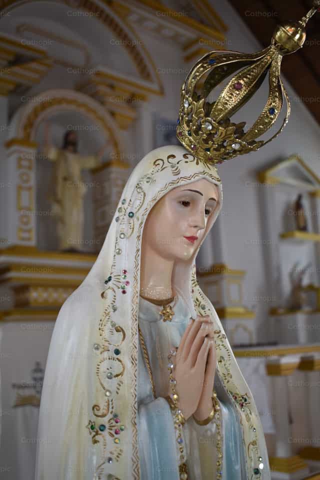Unsere Liebe Frau von Fátima - Katholische Stockfotos