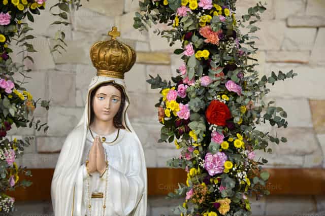 Heilige Maria - Katholieke stockfoto's