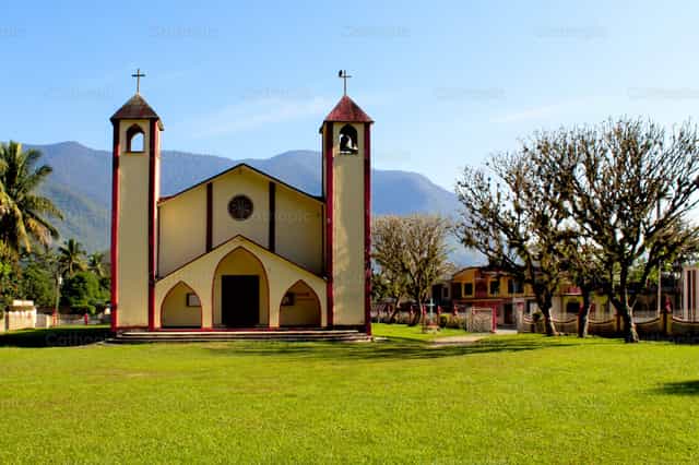 Templo Paroquial de Usila, Oaxaca, México - Imagens católicas de stock - Foto de Efraín Ángel