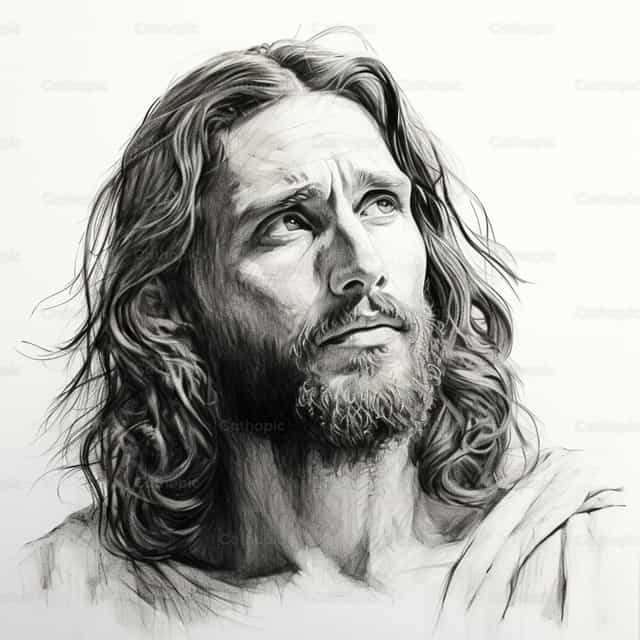 Retrato de Jesús - Banco de imágenes católicas