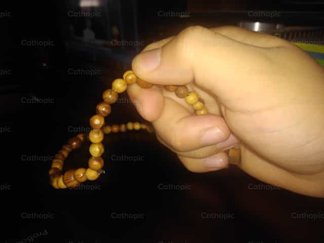 Kasama si Maria - Mga Catholic stock image