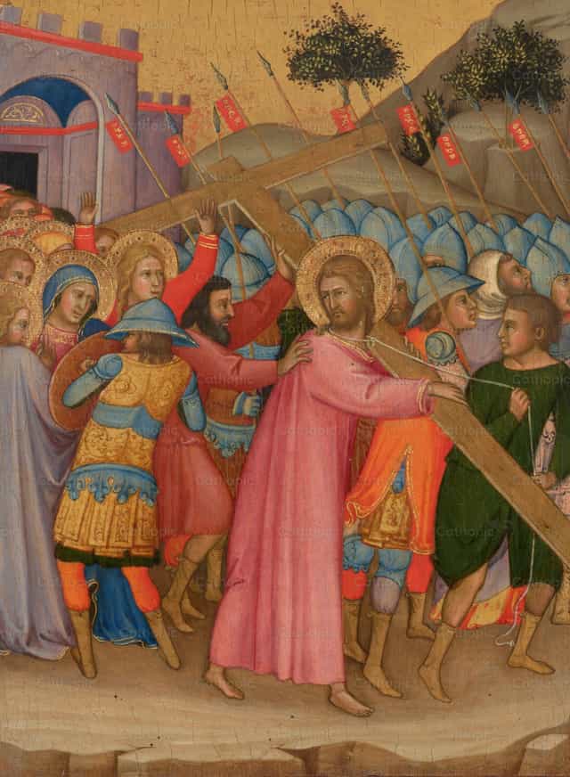 Camino del Calvario - Banco de imágenes católicas