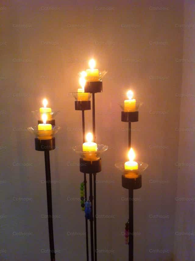 Bougies - Images catholiques de stock