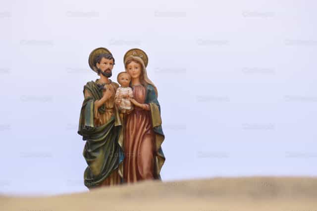 Sagrada Família - Imagens católicas de stock