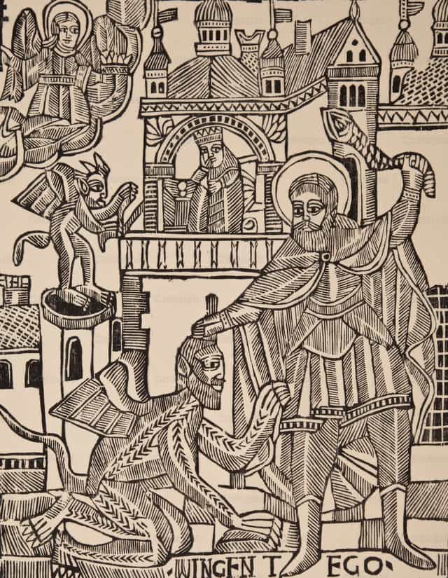 São Vicente - Imagens católicas de stock