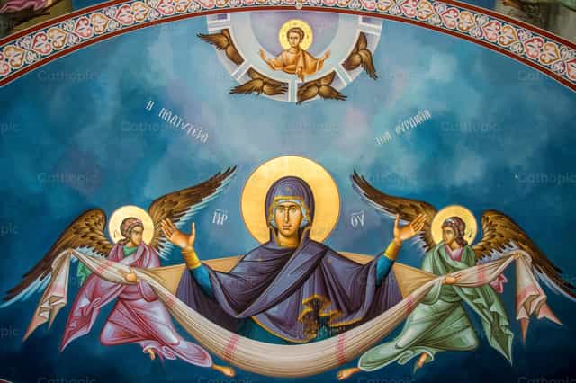 The Theotokos (The Virgin Mary) - Catholic stock images - Photo by Steven Zimmerman