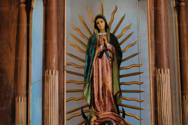 Matka Boża z Guadalupe - Katolickie zdjęcia stockowe