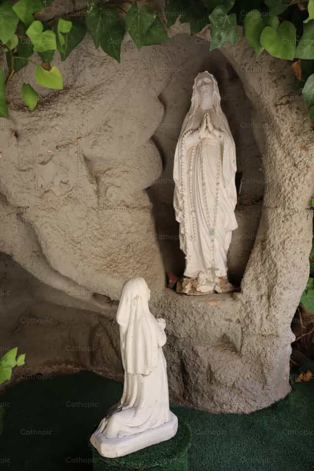 Virgin of Lourdes - Catholic stock images
