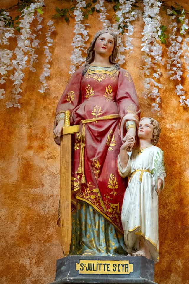 Saint Julitte and Saint Cyr - Catholic stock images - Photo by Joan Sutter