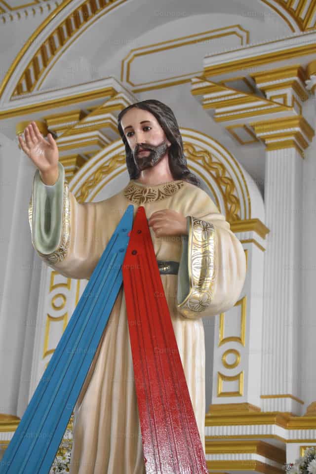 Jesus der Barmherzigkeit - Katholische Stockfotos