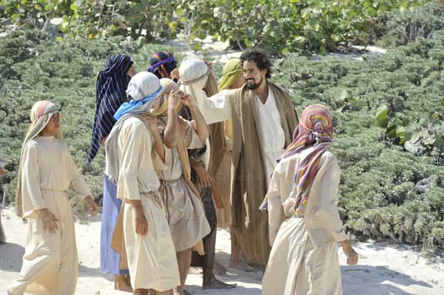 Jesus y sus discipulos - Banco de imágenes católicas