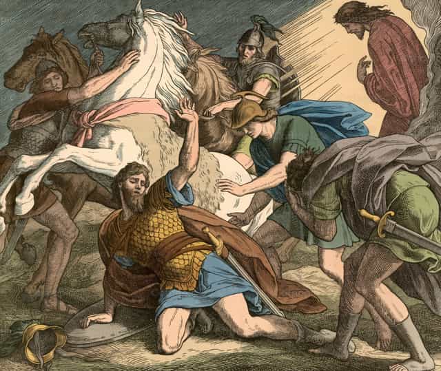 La conversión de Saulo - Banco de imágenes católicas - Fotografía por Restored Christian Art