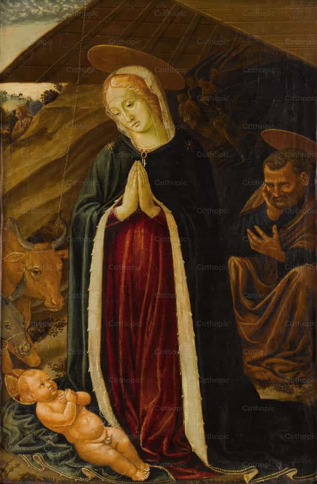 Benozzo Gozzoli - Mga Catholic stock image - Larawan ni Restored Christian Art