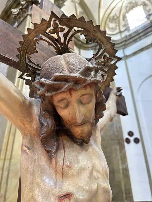 Christ crucifié - Images catholiques de stock