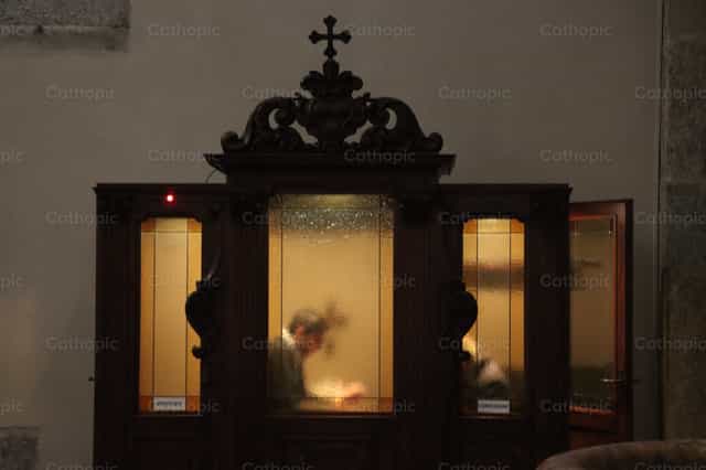 Confessional - Catholic stock images