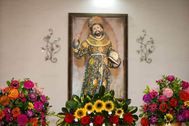 São Francisco de Assis - Imagens católicas de stock
