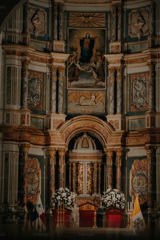 Domaltar - Katholische Stockfotos