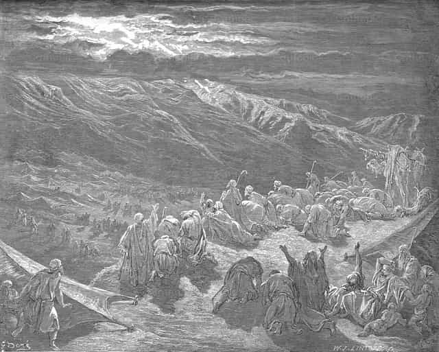 시나이 산에서 율법을 받음 - 가톨릭 스톡 이미지 - 사진 제공 Restored Christian Art