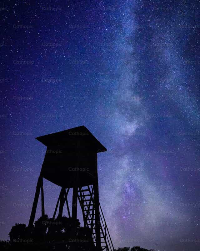 Ang Milky Way - Mga Catholic stock image - Larawan ni Santiago de la Hoz