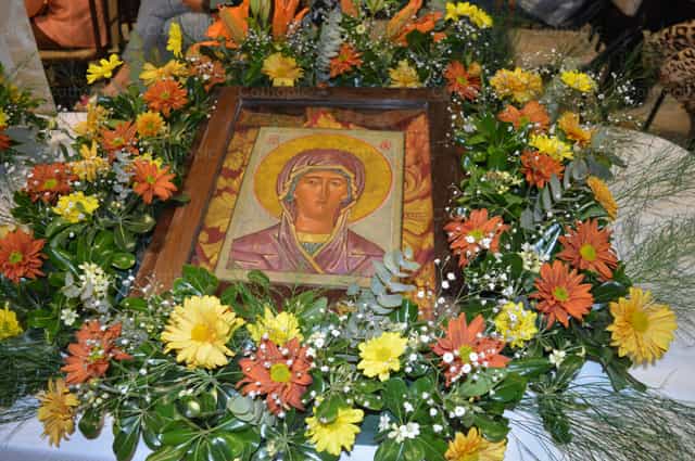 Icona della Vergine Maria - Immagini stock cattoliche - Foto di Rita Laura Miño