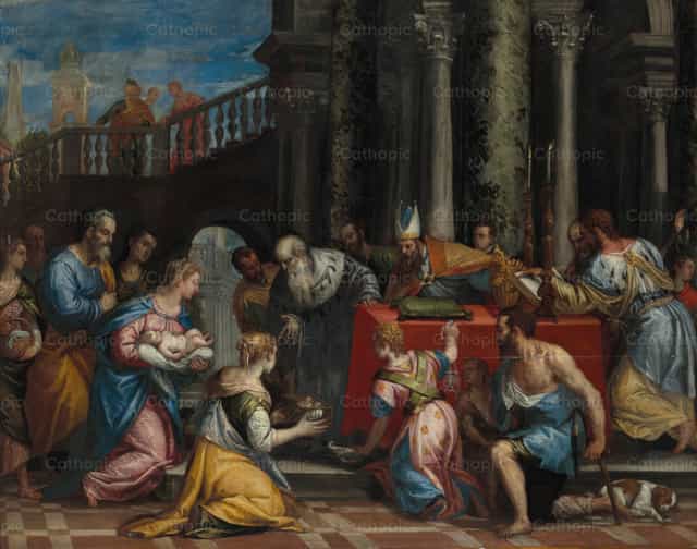 La Presentazione al Tempio - Immagini stock cattoliche - Foto di Restored Christian Art